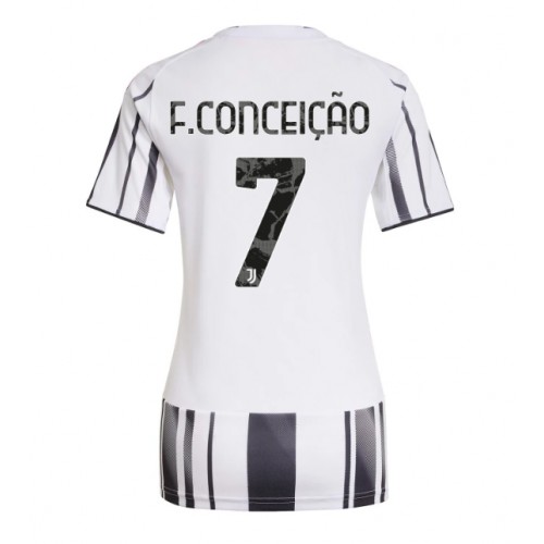 Juventus Francisco Conceicao #7 Prima Maglia Femmina 2025-26 Manica Corta